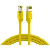 EFB Elektronik K8580GE.15 RJ45 Patchkabel Cat.6A S/FTP LSZH Dätwyler 7702 TM31 gelb 15m K8580GE15