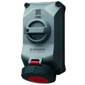 MENNEKES 5804406H Wandsteckdose DUO R 32A4P6h 400V IP67