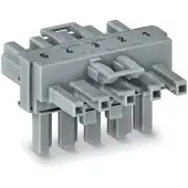 Wago 770-1641 T-Verteiler 5-P. Kod. B 2VK grau