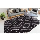 My Home Hochflor-Teppich "Jeana", rechteckig, 27 mm Höhe, retro, Wohnzimmer
