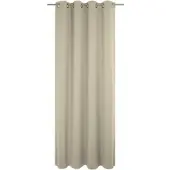 Wirth Vorhang "Newbury", grau (taupe), B:130cm H:355cm, Baumwolle, Polyester, Gardinen, Vorhang, nach Maß