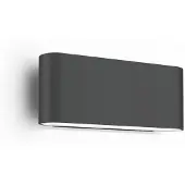 Wever & Ducre LED-Außenwandlampe Kiosk 1.0 anthrazit 2700 K