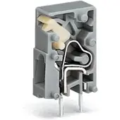 Wago 741-904 Anreihbare Leiterplattenklemme,Drücker,2,5 mm2,grau 741904 - 100 Stück