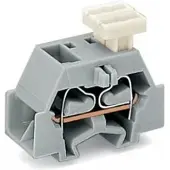 Wago 261-356/332-000 Platzsparende 4-Leiter-Endklemme,einseitig mit Drückern,ohne seitlich überstehenden Rastfuß,orange 261356332000 - 50 Stück