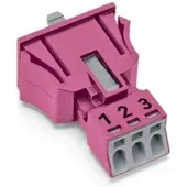 Wago 890-783 Snap-In-Buchse,3-polig,Kod. B,pink 890783 - 50 Stück