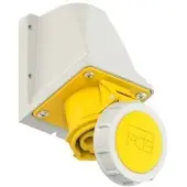 Pce 1132-4 CEE-Wandsteckdose 16A 3p 4h IP67 11324