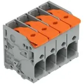 Wago 2606-1104 Leiterplattenklemme,Hebel,6 mm2,grau 26061104 - 54 Stück
