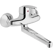 Heinrich´s Wand-Spültischmischer Nizza Schwenkauslauf, Ausladung 245 mm, chrom - Z078801-00010