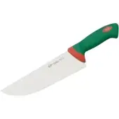 Sanelli Tranchiermesser, grüner Griff, Küchenmesser mit Edelstahlklinge, Klingenlänge: 21 cm