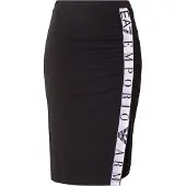 EA7 für Damen. 7W001156_AF12501 Rock Natural Ventus schwarz (L), Lässig, Recyceltes Polyester