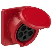 Pce 4351-6fd CEE-Anbausteckdose schräg (106x110) 63A 5p 6h IP44 POWER TWIST 43516fd