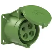 Pce 324-10 CEE-Anbausteckdose gerade (70x70mm) 32A 4p 10h IP44/IP54 32410