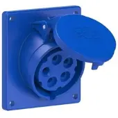 Pce 415-9f9 CEE-Anbausteckdose schräg (92x100mm) 16A 5p 9h IP44/IP54 4159f9