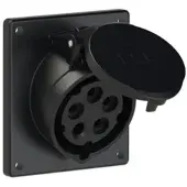 Pce 415-7f9 CEE-Anbausteckdose schräg (92x100mm) 16A 5p 7h IP44/IP54 4157f9