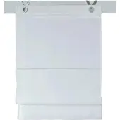 Kutti Heimtextilien Raffrollo / Ösenrollo Kessy Bessy ohne Bohren | weiss 100x140