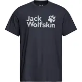 Jack Wolfskin T-Shirt "BRAND T M" T-Shirt aus Bio-Baumwolle, hoher Tragekomfort, großer Logo-Aufdruck