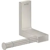 Hansgrohe AXOR UNIVERSAL Rectangular Toilettenpapierhalter, Metall, einzeln, 42656800, Farbe: Edelstahl-Optik