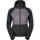 SCOTT Hoody W's Defined Warm Hybrid evening grey/black (8144) XS