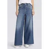 Herrlicher 5-Pocket-Jeans "Shyra Palazzo Denim" mit besonders weitem Bein