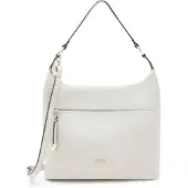 L.credi Schultertasche Umhängetasche Maite Hobo Bag Light Gray creme