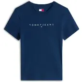 Tommy Hilfiger Tjw Slim Linear Tee Dark Night Navy Größe: L | Hemden Outlet | Damen | Schwarz