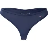 Tommy Hilfiger String "THONG (EXT.SIZES)", Damen, Gr. XS (34), Jersey, blau (marine), Jersey, Obermaterial: 84% Nylon, 16% Elasthan, UNDERWEAR, eng, Unterhosen String, unifarben, basic