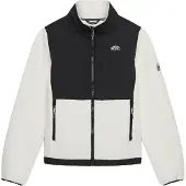Superdry für Damen. W5012072A Fleece Hybrid Trekker Jacke weiß (XS), Lässig, Recyceltes Polyester