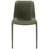 Perfecta Stuhl Paris Sitzschale grün-moosgrau 53x79x52.5 cm