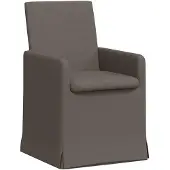 vidaXL Esszimmerstühle 2 stk. Leinen Hellgrau 57 x 67 x 95 cm