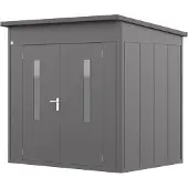 PRIMEYARD 228 x 180 cm Gerätehaus, anthrazit - (GFPV00910)