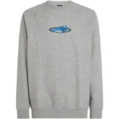 O'Neill Pullover Herren Essentials 90'S Logo Crew Silver Melee-XL