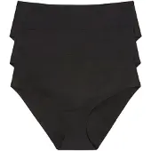 Bonprix Panty , Damen, Gr. 36/38 (S), 3 Stk., schwarz (3x schwarz), Obermaterial: 84% Polyamid, 16% Elasthan, Unterhosen Panty, nahtlose Verarbeitung, unsichtbar unter der Kleidung
