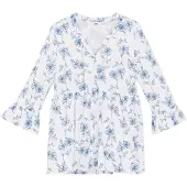Bonprix Longtunika eleganter Look, Regular Fit, 3/4-Ärmel, mit Alloverprint