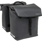 New Looxs Doppelte Fahrradtasche Hamar Double MIK 2.0 - 38 Liter - 32 x 16 x 40 cm (2x) - Anthrazit