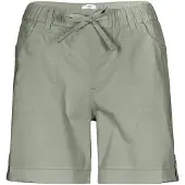 Bonprix Bermudas "Baumwoll-Bermuda mit Gummibund" aus Baumwolle und Elasthan, lockere Passform
