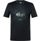Super.natural - Tent View Tee - Merinoshirt Gr S schwarz