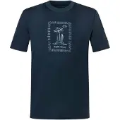 Super.natural - Palm Island Bio Jersey Tee - Merinoshirt Gr M blau