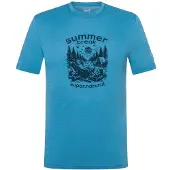 Super.natural - Summer Break Tee - Merinoshirt Gr XXL blau