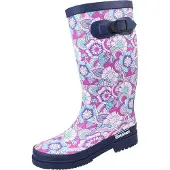 Bockstiegel Gummistiefel "Susanne", Damen, Gr. 39, blau (blau, multi), Obermaterial: 100% Naturkautschuk NaRubber., Schuhe Gummistiefel