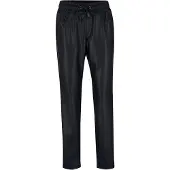 Bonprix Schlupfhose aus Lederimitat, aus Polyester, lockere Passform, eleganter Stil