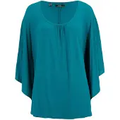 Bonprix T-Shirt locker geschnittenes Fledermausshirt, mit Rundhalsausschnitt