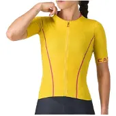 Castelli - Women's Anima Flow Jersey - Radtrikot Gr M gelb