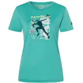 Super.natural - Women's Running Art Tee - Merinoshirt Gr L grün/ various