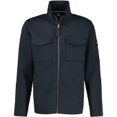 Lerros Sweatjacke "Sweatjacke mit Brusttaschen", Herren, Gr. XL, blau (classic navy), 70% Baumwolle, 22% Polyester, 8% Elasthan, Sweatjacken Sweatjacke