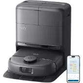 Eufy Omni C28, Beutellos, Schwarz, Ladend, Auto dust emptying, Auto water refill, Mopp-Waschen, Hot air drying, Mop drying, 3 l, 2.2 l, 2.2 l