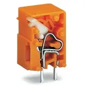 Wago 741-913 Anreihbare Leiterplattenklemme,Drücker,2,5 mm2,orange 741913 - 100 Stück