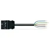 Wago 771-9995/207-801 konfektionierte Anschlussleitung,Eca,Stecker/offenes Ende,schwarz 7719995207801