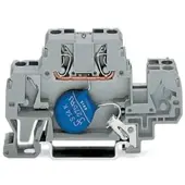 Wago 870-523/281-585 Bauelementklemme,Doppelstock,mit Varistor,grau 870523281585 - 25 Stück