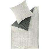 Esprit Bettwäsche-Garnitur Grid Farbe grey Größe 135x200+80x80