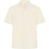 !Solid Kurzarmhemd SOLID "Kurzarmhemd SDAllan", Herren, Gr. XXL, N-Gr, beige (oatmeal), Obermaterial: 58% Leinen LI. 42% Viskose CV., Hemden Kurzarmhemd